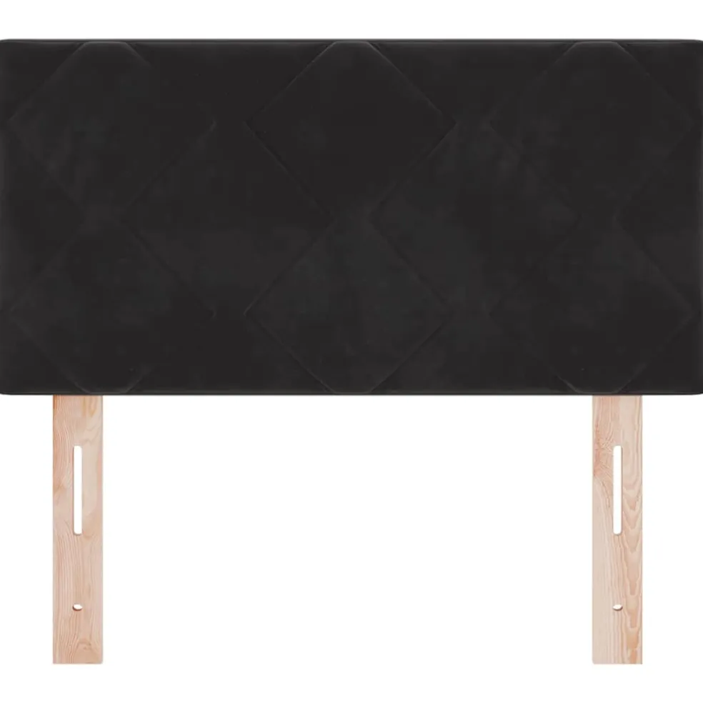 vidaXL Hoofdbord Zwart 80 cm Fluweel