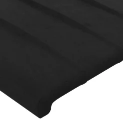 vidaXL Hoofdbord zwart 80x5x118/128 cm fluweel