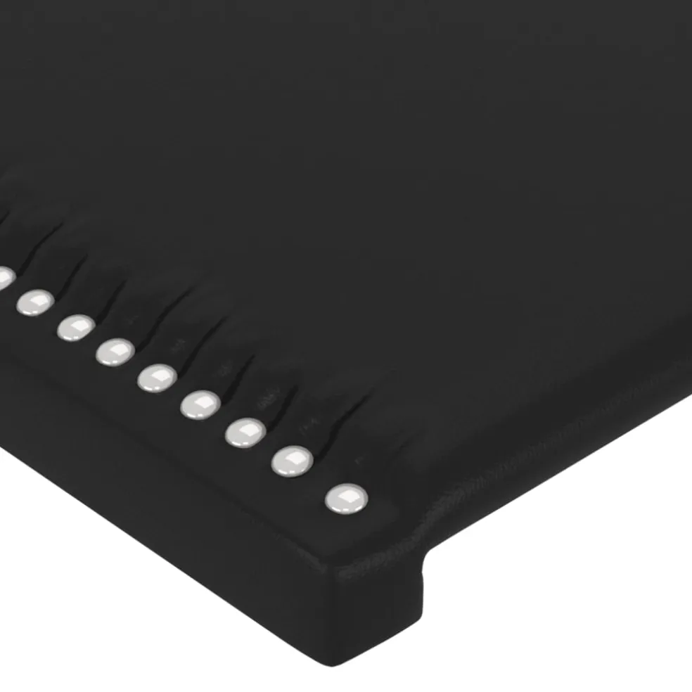 vidaXL Hoofdbord zwart 90x5x118/128 cm kunstleer
