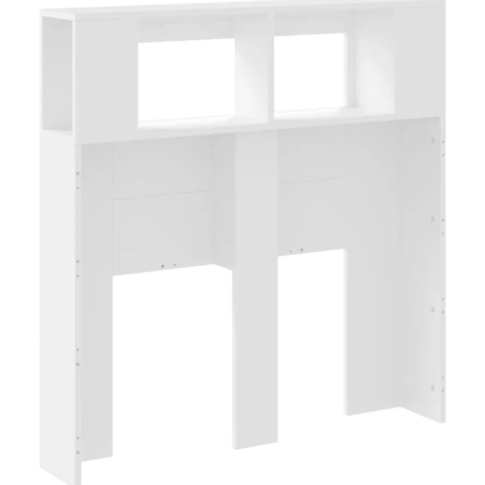 vidaXL Hoofdeinde met LED 100x18,5x103,5 cm bewerkt hout