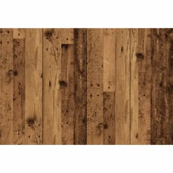vidaXL Hoofdeinde 120x1,5x80 cm bewerkt hout oud houtkleurig
