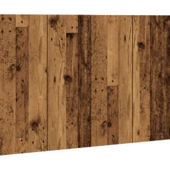 vidaXL Hoofdeinde 120x1,5x80 cm bewerkt hout oud houtkleurig