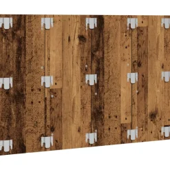 vidaXL Hoofdeinde 120x1,5x80 cm bewerkt hout oud houtkleurig