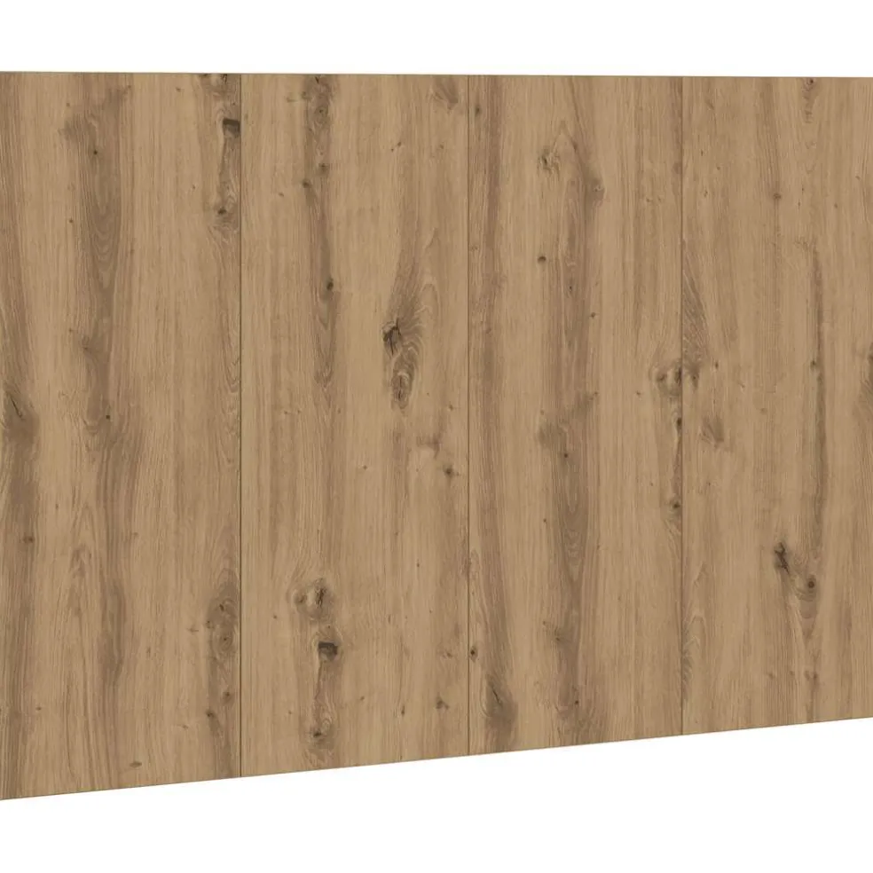 vidaXL Hoofdeinde 120x1,5x80 cm bewerkt hout artisanaal eikenkleur