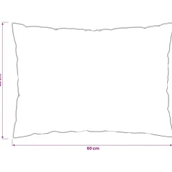 vidaXL Hoofdkussen FULDA 40 x 60 cm 100% Ganzendons en Ganzenveren Wit