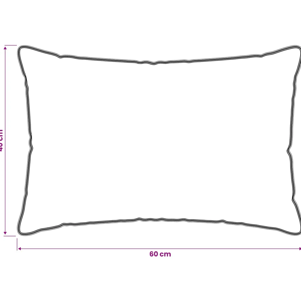 vidaXL Hoofdkussen Wit 40 x 60 cm Bamboevezel
