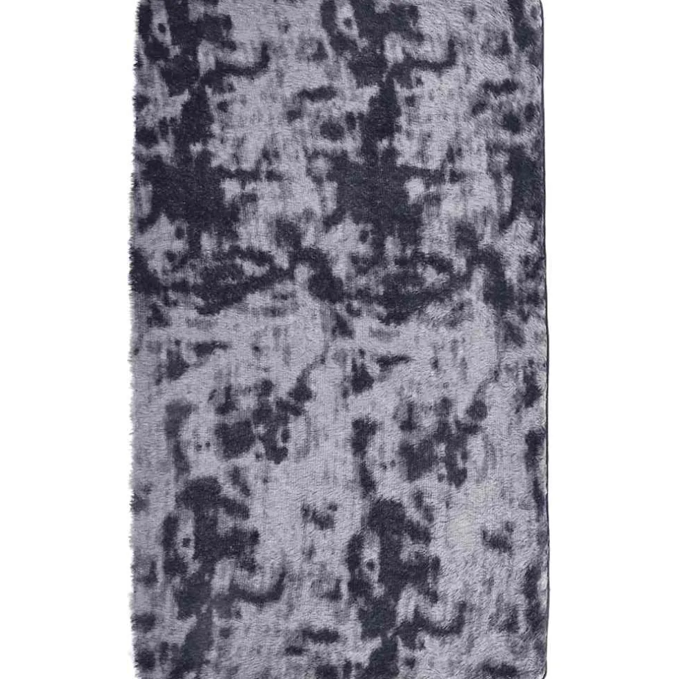 vidaXL Hoogpolig vloerkleed NAVARRA 60x100 cm polyester donkergrijs