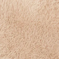 vidaXL Hoogpolig vloerkleed NAVARRA 60x100 cm polyester beige