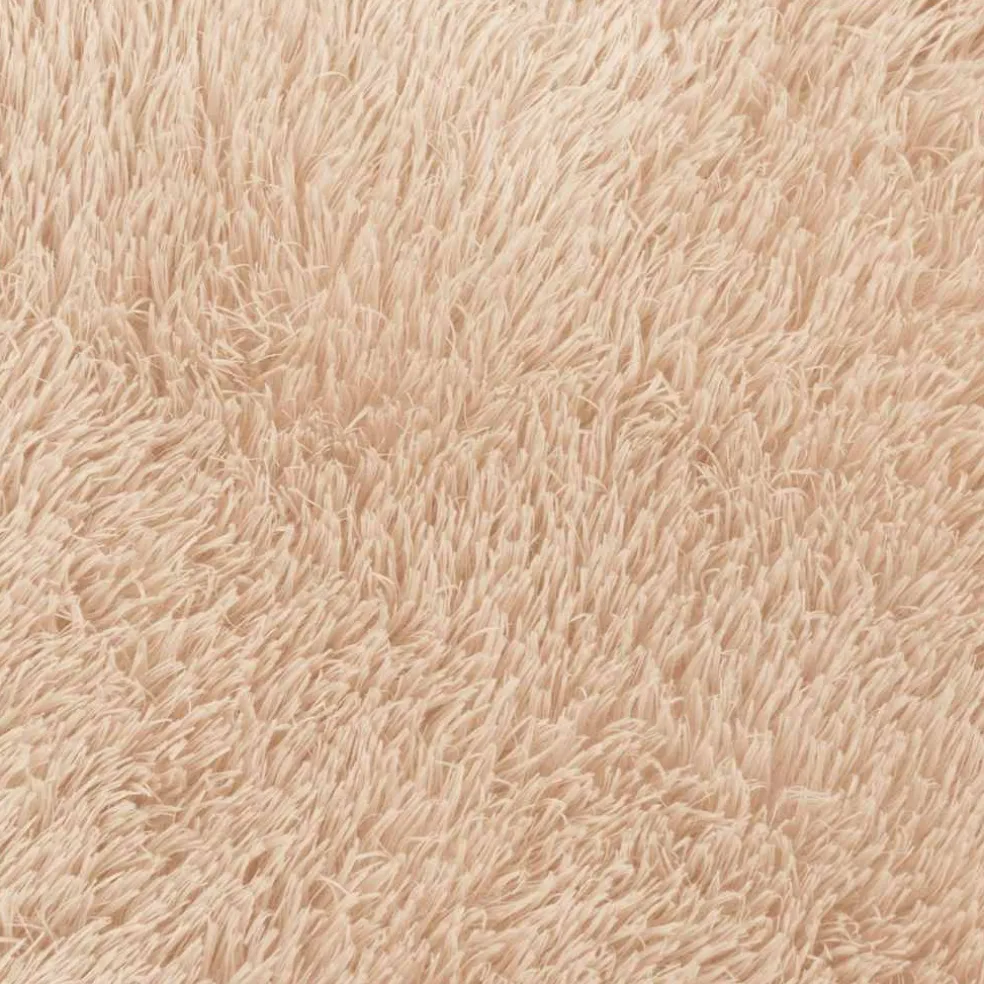 vidaXL Hoogpolig vloerkleed NAVARRA 60x100 cm polyester beige