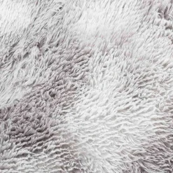 vidaXL Hoogpolig vloerkleed NAVARRA 60x100 cm polyester zilvergrijs
