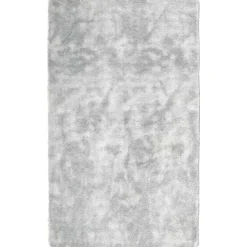 vidaXL Hoogpolig vloerkleed NAVARRA 60x100 cm polyester zilvergrijs