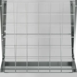 vidaXL Hooi Feeder zilver 71 x 33 x 70 cm 5 kg Gegalvaniseerd staal
