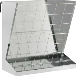 vidaXL Hooi Feeder zilver 71 x 33 x 70 cm 5 kg Gegalvaniseerd staal