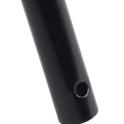 vidaXL Hooivorksteel Ø3,5x127,5 cm zwart staal