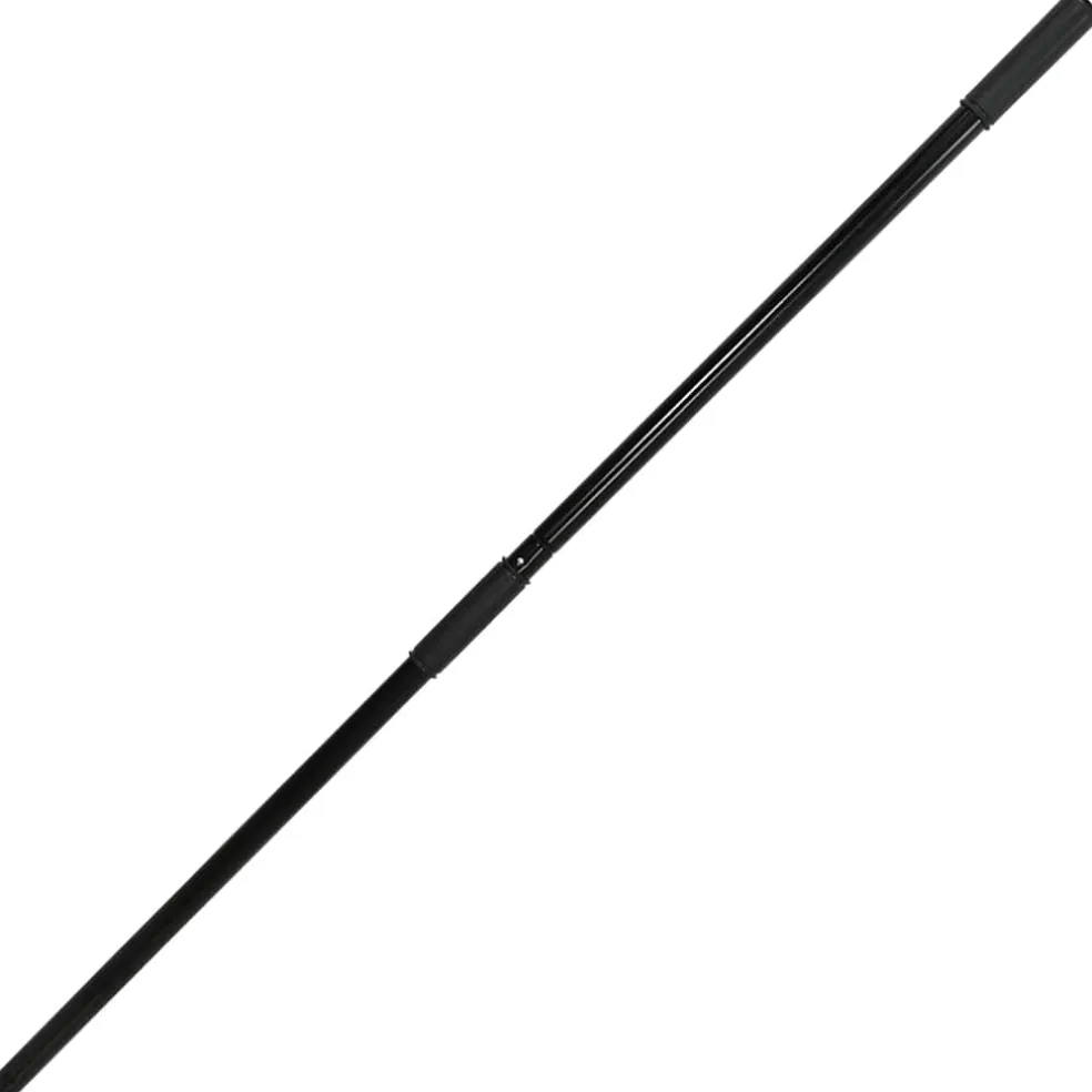 vidaXL Hooivorksteel Ø3,5x127,5 cm zwart staal