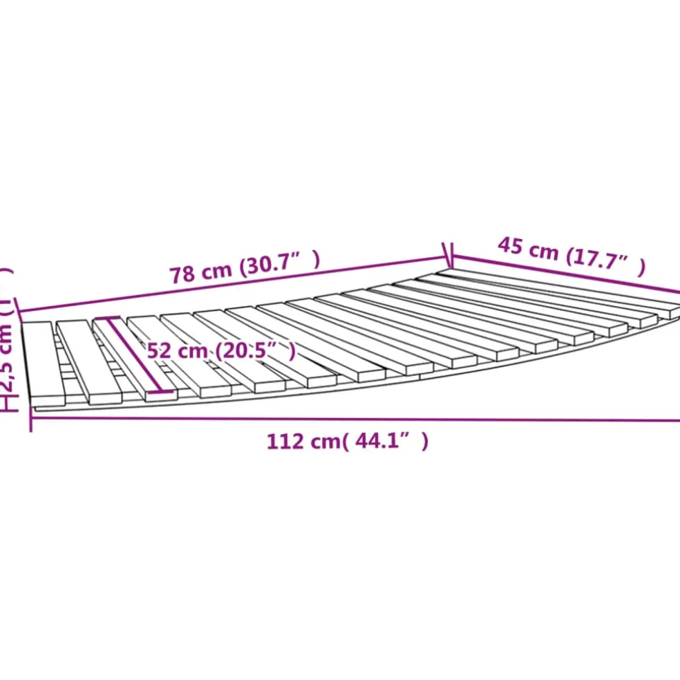 vidaXL Hottub-opstapjes 2 st massief acaciahout