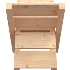 vidaXL Houtblokhouder 47x39,5x48 cm massief grenenhout