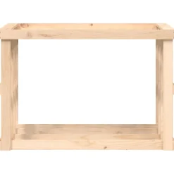 vidaXL Houtblokhouder 108x52x74 cm massief grenenhout