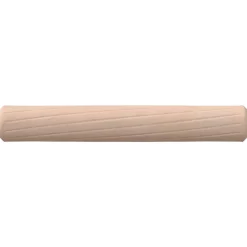 vidaXL Houten Dowels 2 st Naturel Ø 6 x 40 mm Massief Hout