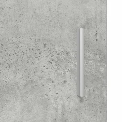vidaXL Houten Kast Beton Grijs Bewerkt hout