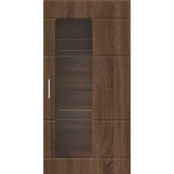 vidaXL Houten Kast Bruin Eiken Bewerkt hout