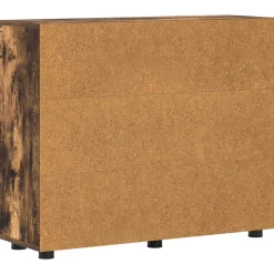 vidaXL Houten Kast Gerookt eiken Bewerkt hout