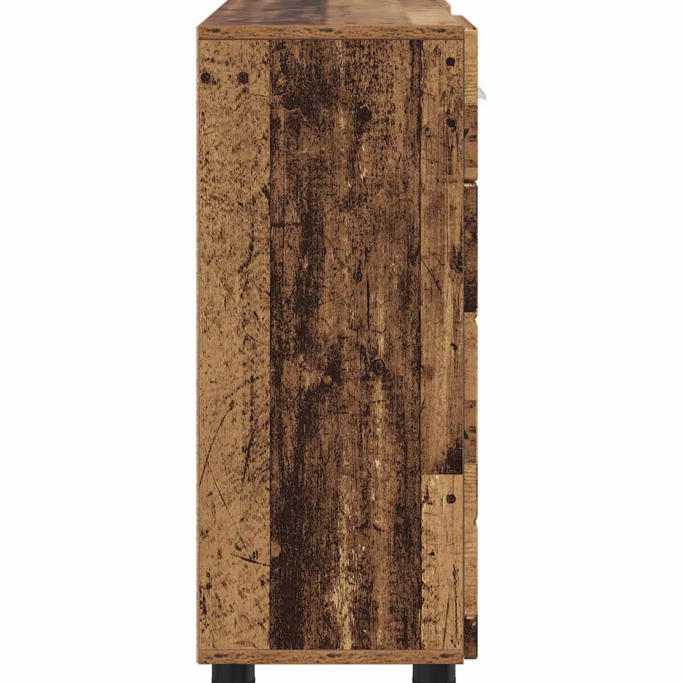 vidaXL Houten Kast Oudhout Bewerkt hout