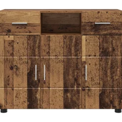 vidaXL Houten Kast Oudhout Bewerkt hout