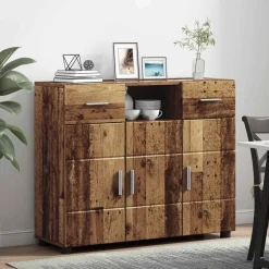 vidaXL Houten Kast Oudhout Bewerkt hout