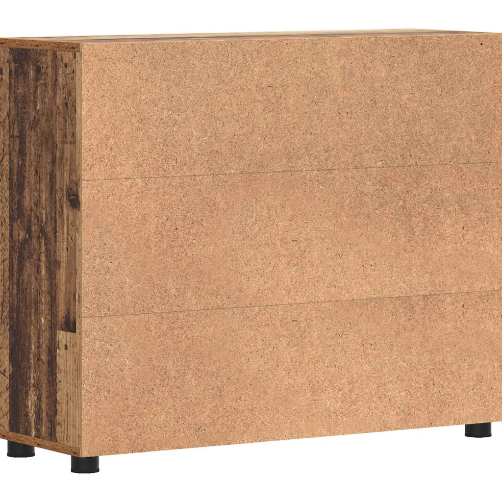 vidaXL Houten Kast Oudhout Bewerkt hout