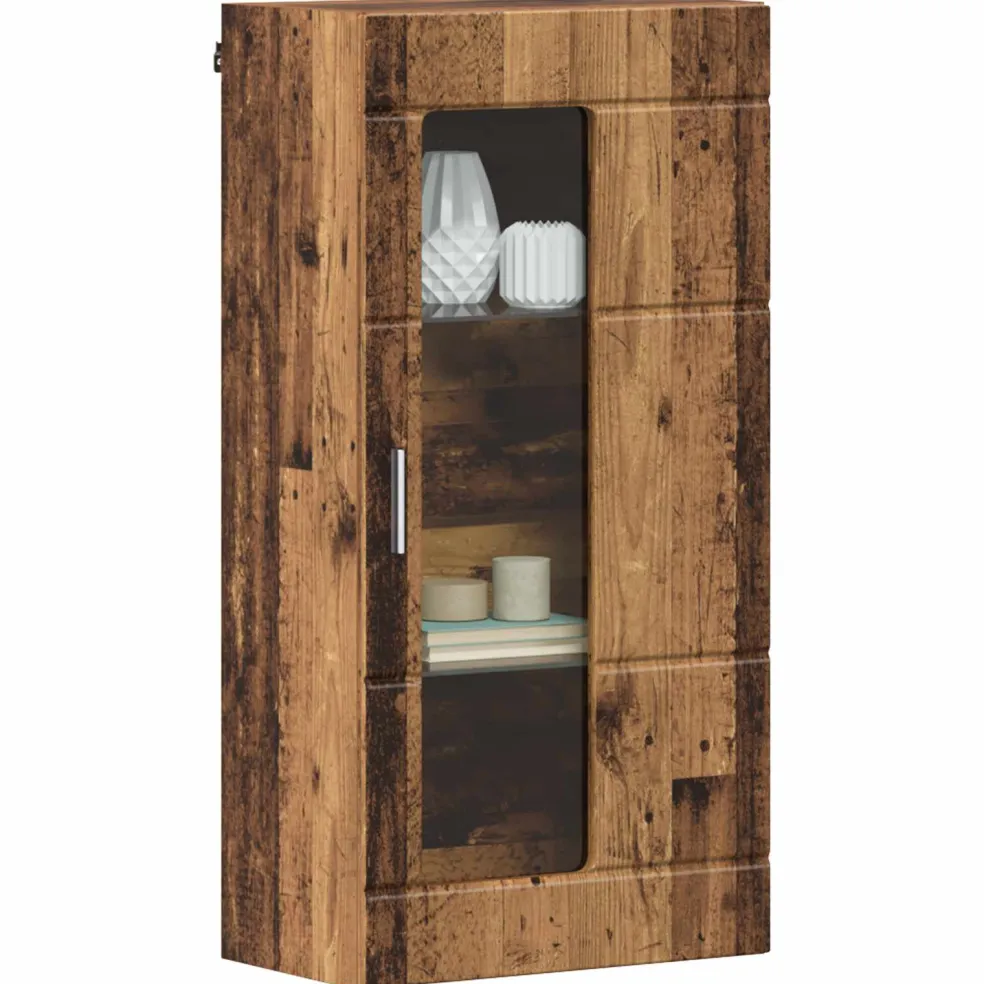 vidaXL Houten Kast Oudhout Bewerkt hout
