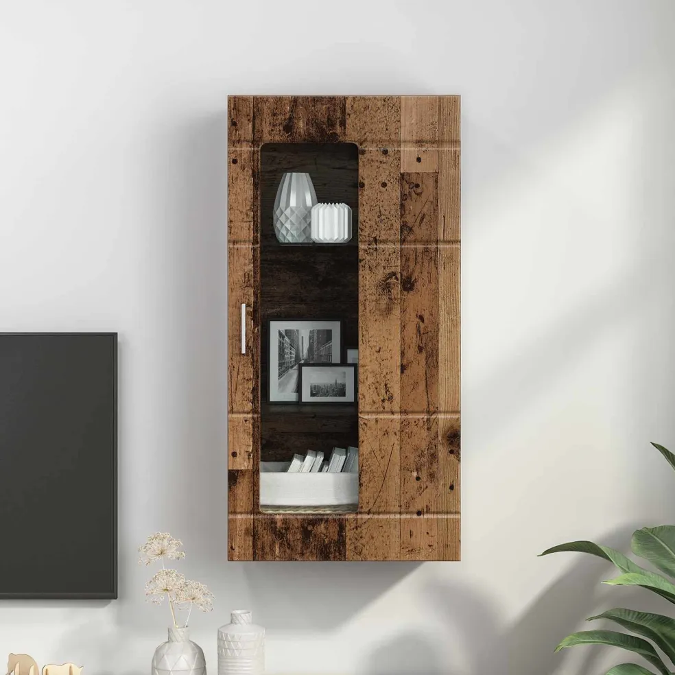 vidaXL Houten Kast Oudhout Bewerkt hout