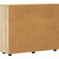 vidaXL Houten Kast Sonoma Eiken Bewerkt hout