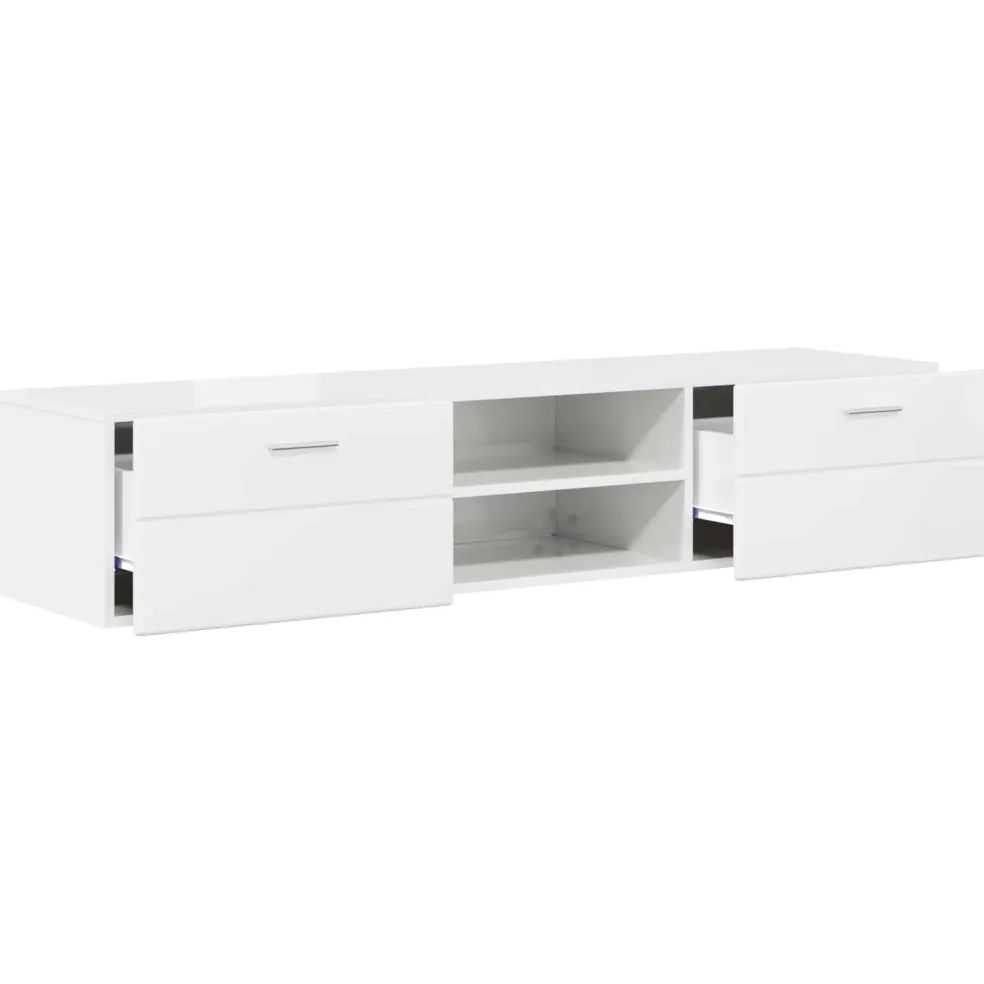 vidaXL Houten Kast 150 x 39 x 30 cm Beton Grijs Bewerkt hout