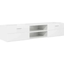 vidaXL Houten Kast 150 x 39 x 30 cm Beton Grijs Bewerkt hout