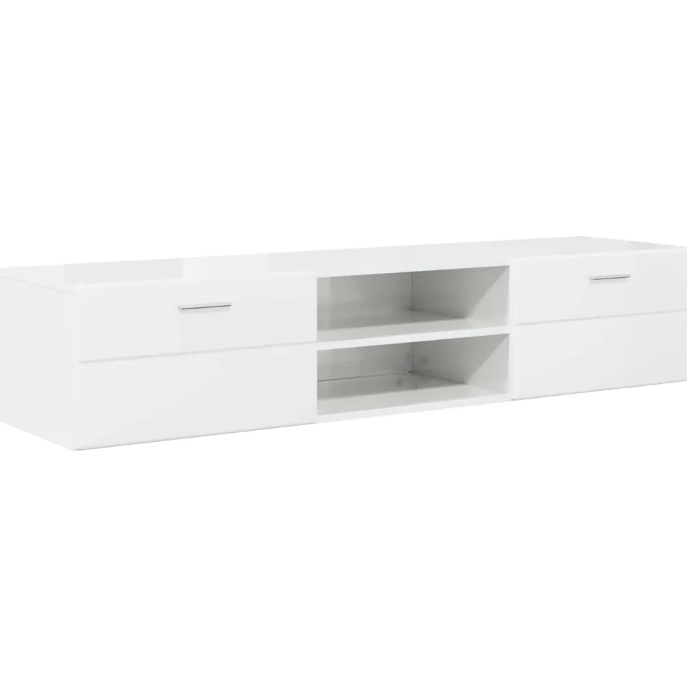 vidaXL Houten Kast 150 x 39 x 30 cm Beton Grijs Bewerkt hout