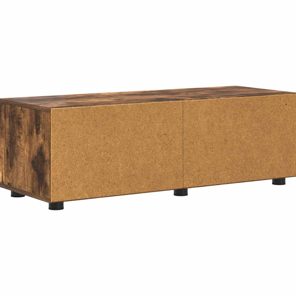 vidaXL Houten Kast 100,5 x 39 x 30 cm Gerookt eiken Bewerkt hout