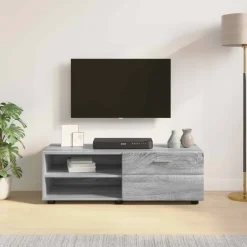 vidaXL Houten Kast 100,5 x 39 x 30 cm Grijs Sonoma Bewerkt hout