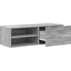 vidaXL Houten Kast 100,5 x 39 x 30 cm Grijs Sonoma Bewerkt hout