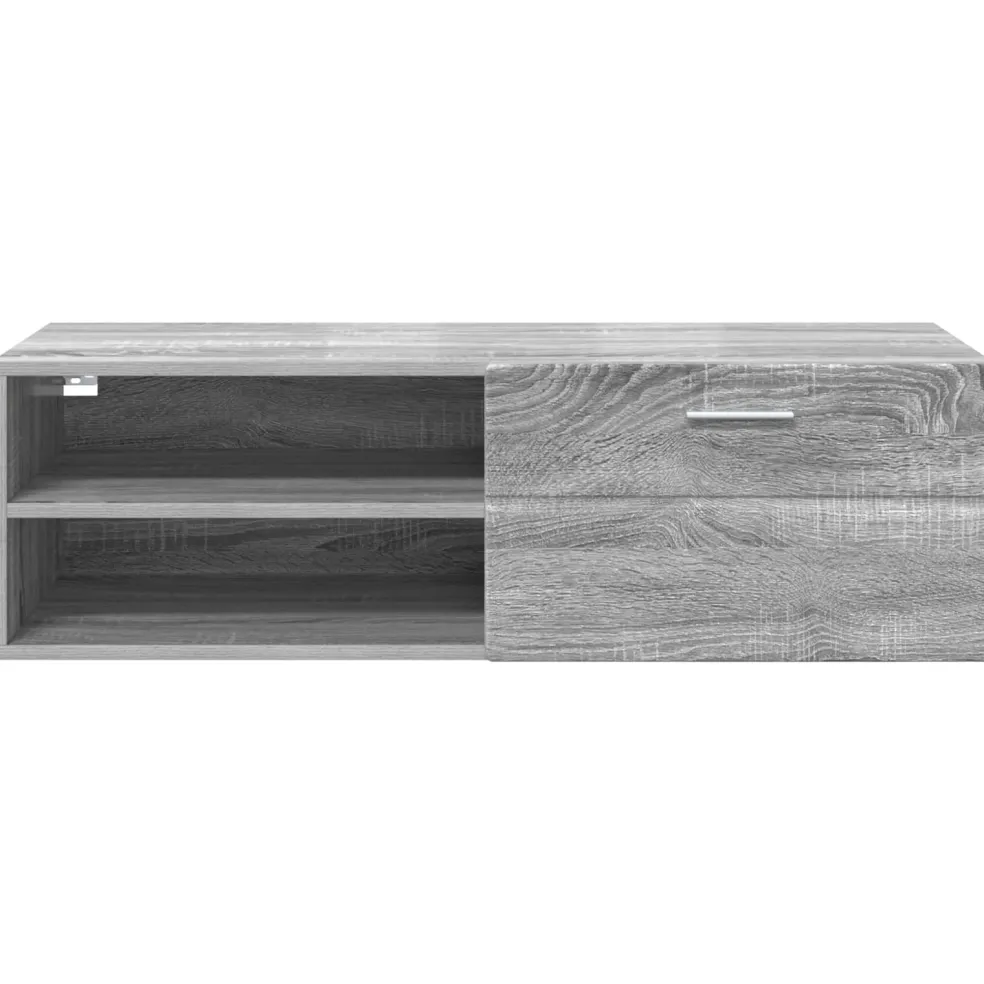 vidaXL Houten Kast 100,5 x 39 x 30 cm Grijs Sonoma Bewerkt hout