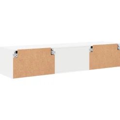 vidaXL Houten Kast 150 x 39 x 30 cm Wit Bewerkt hout