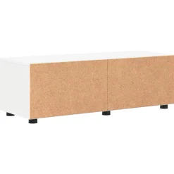 vidaXL Houten Kast 100,5 x 39 x 30 cm Wit Bewerkt hout