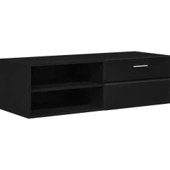 vidaXL Houten Kast 100,5 x 39 x 30 cm Zwart Bewerkt hout