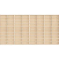 vidaXL Houten Verzamelaarsvitrine met 80 Vakken 80x4,5x40,5cm