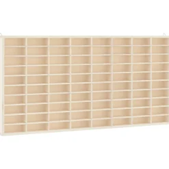 vidaXL Houten Verzamelaarsvitrine met 80 Vakken 80x4,5x40,5cm