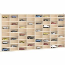 vidaXL Houten Verzamelaarsvitrine met 80 Vakken 80x4,5x40,5cm