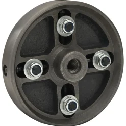 vidaXL Houtklauwplaat 4 bekken M18 verbinding 150x63 mm staal zwart
