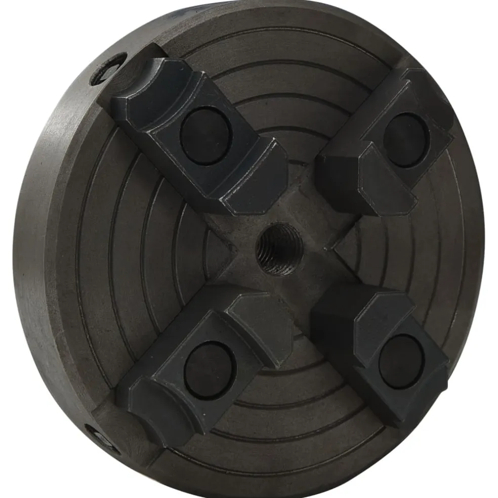 vidaXL Houtklauwplaat 4 bekken M18 verbinding 150x63 mm staal zwart