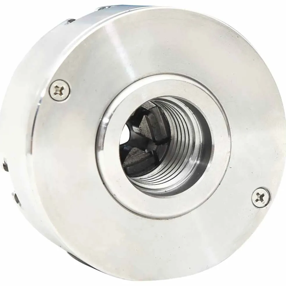 vidaXL Houtklauwplaat 4 bekken M33 verbinding 96 mm staal zilverkleur