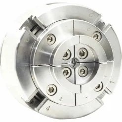 vidaXL Houtklauwplaat 4 bekken M33 verbinding 96 mm staal zilverkleur